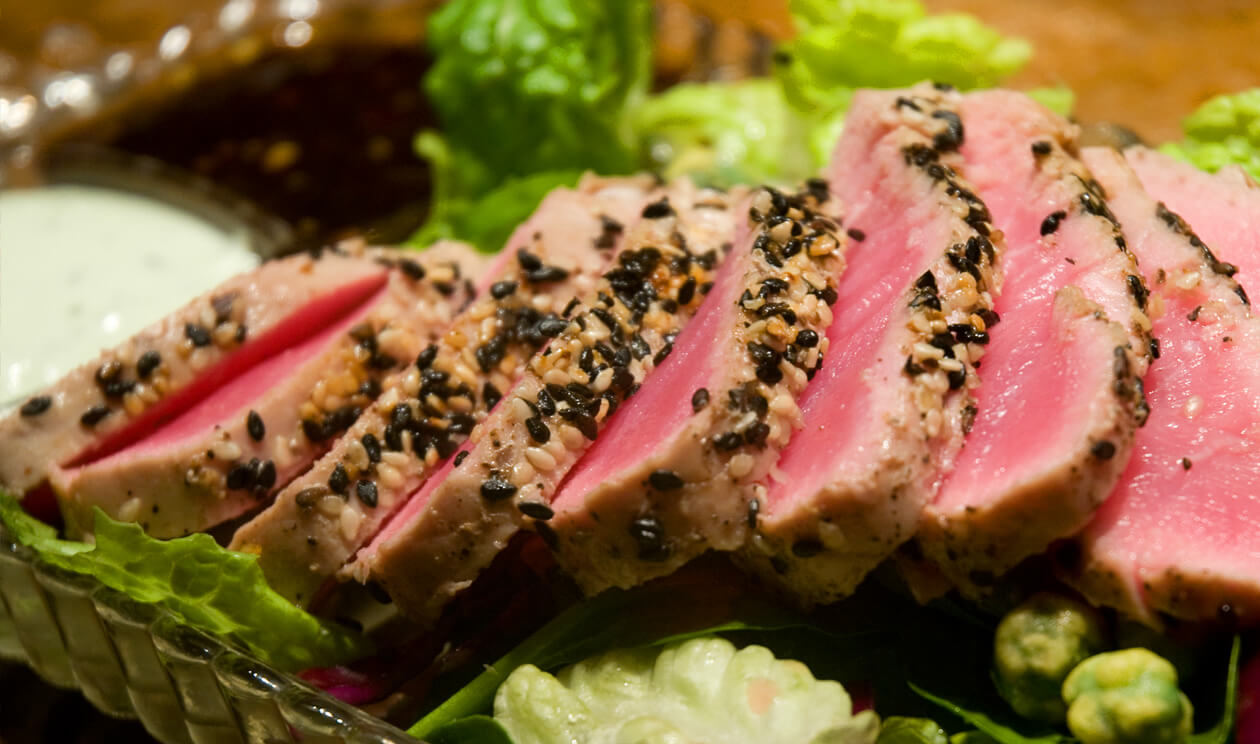 Seared Ahi Tuna Steak