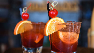 Hot Rocks old fashioned drinks