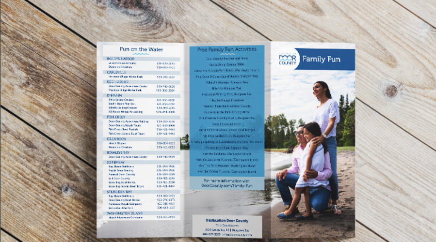 Door County Visitor Brochures Vector & Ink